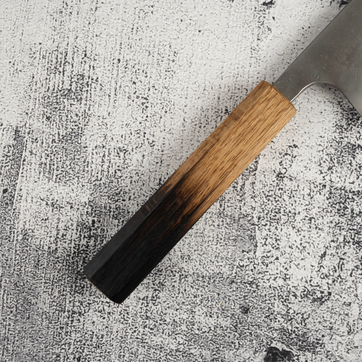 Matsubara Blue 2 Santoku 170mm Nashiji Burnt Kashi