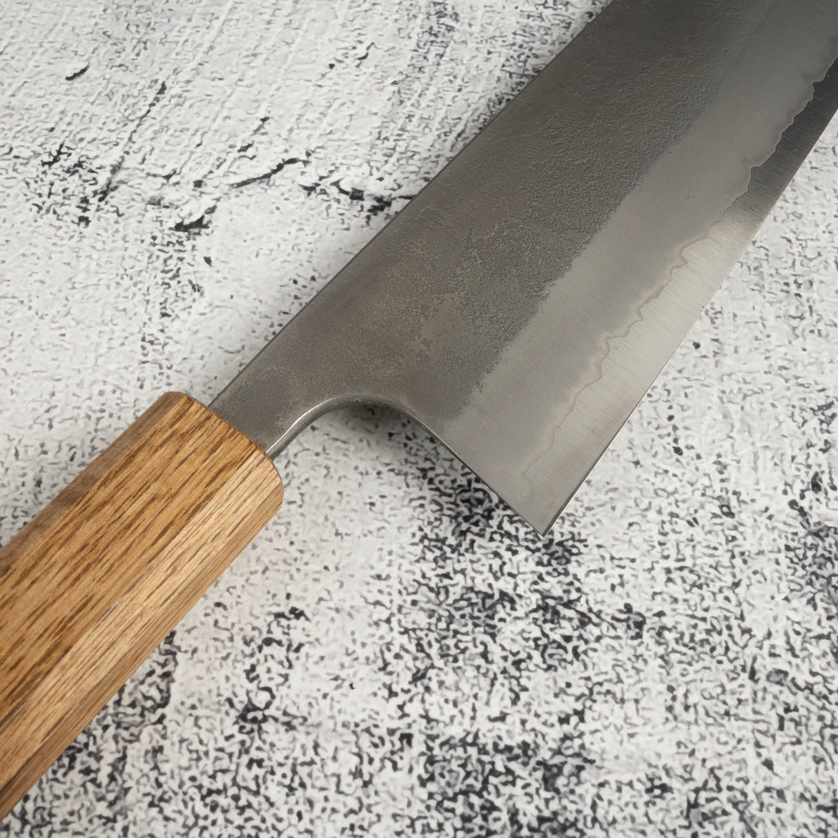 Matsubara Blue 2 Santoku 170mm Nashiji Burnt Kashi