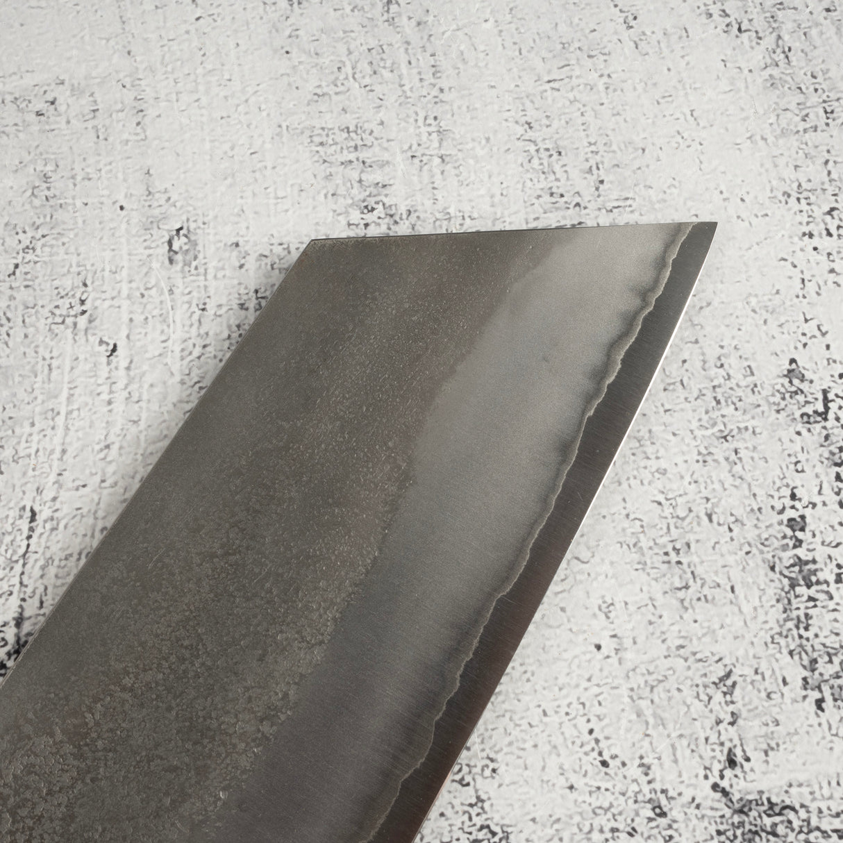 Matsubara Blue 2 K-tip Cleaver 180mm Nashiji Burnt Kashi