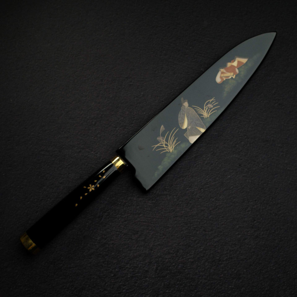 Takeshi Saji Maki-e Urushi VG10W Gyuto 210mm