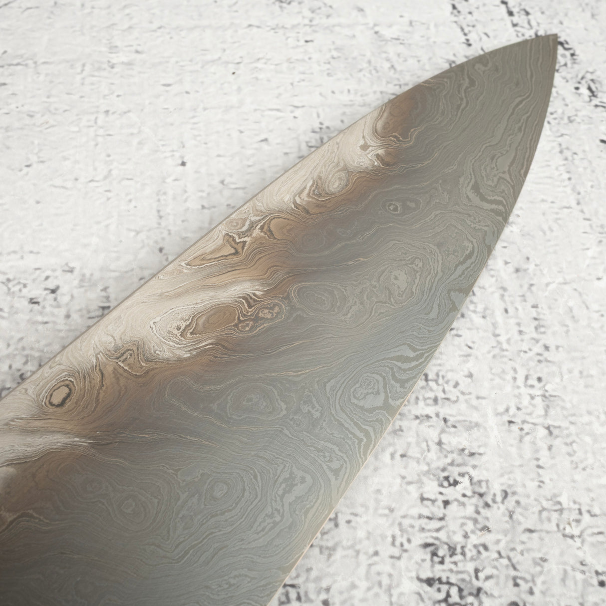 Exotic: Shoichi Hashimoto (橋本庄市) Chihaya (ちはやふる・千早) Blue / White Coreless Gyuto 210mm