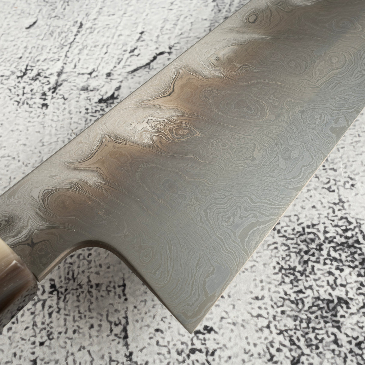 Exotic: Shoichi Hashimoto (橋本庄市) Chihaya (ちはやふる・千早) Blue / White Coreless Gyuto 210mm