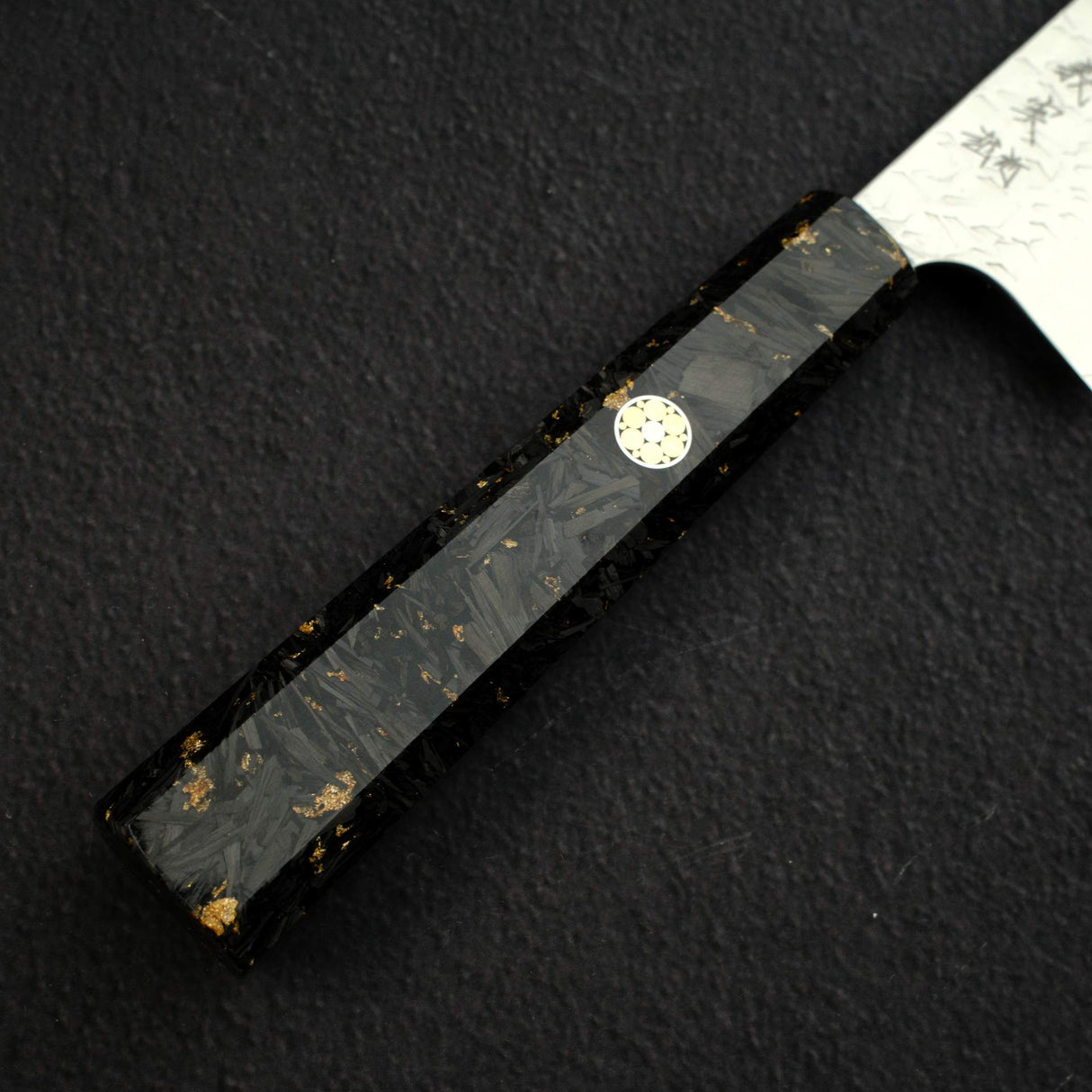 Yoshimi Kato Hyo SG2 Santoku 170mm, Carbon Fibre Handle