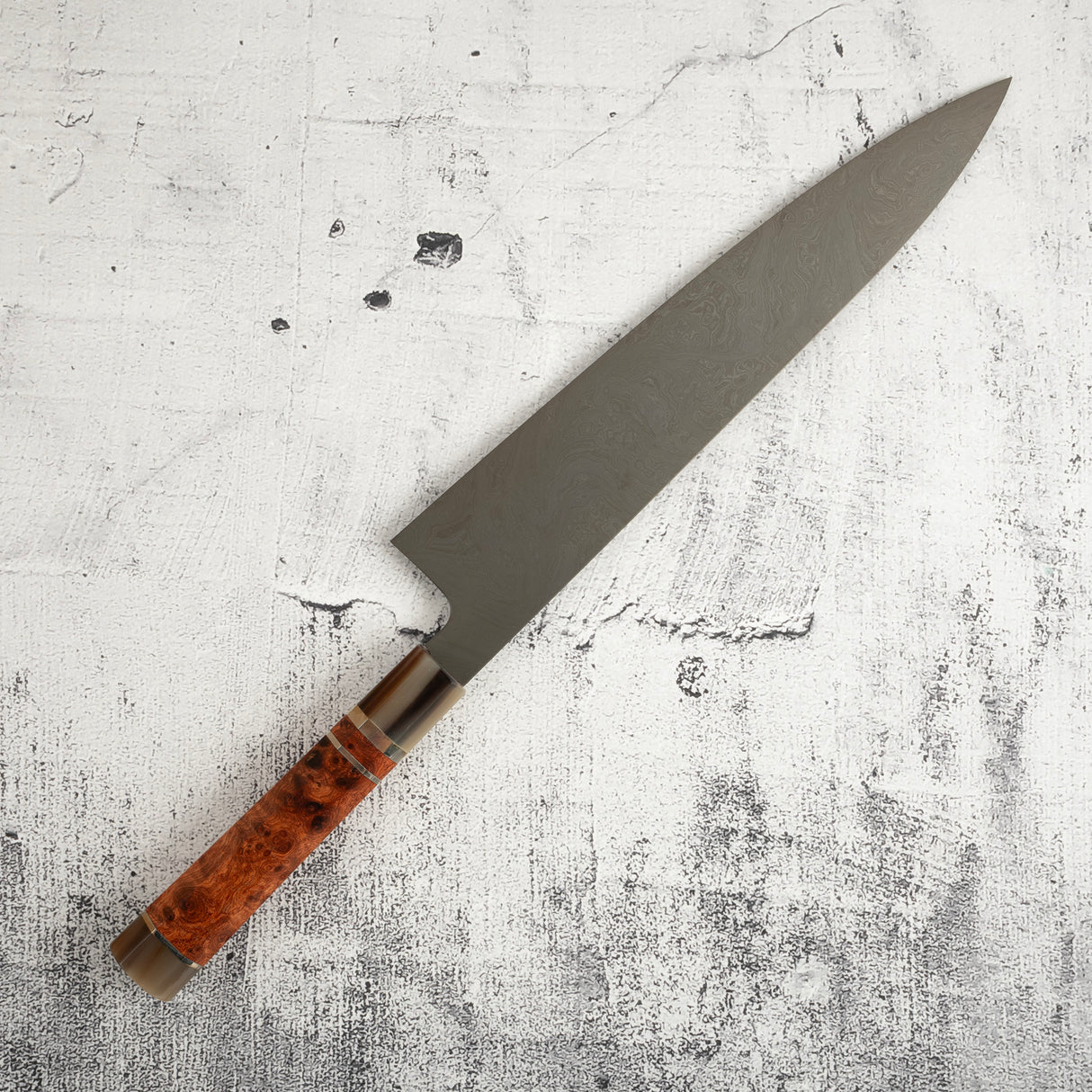 Exotic: Shoichi Hashimoto (橋本庄市) Zaregumo (ざれぐも・戯雲) Blue / White Coreless Gyuto 270mm