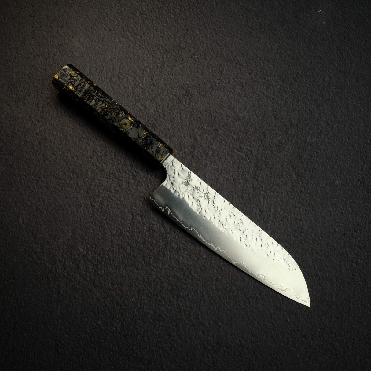 Yoshimi Kato Hyo SG2 Santoku 170mm, Carbon Fibre Handle