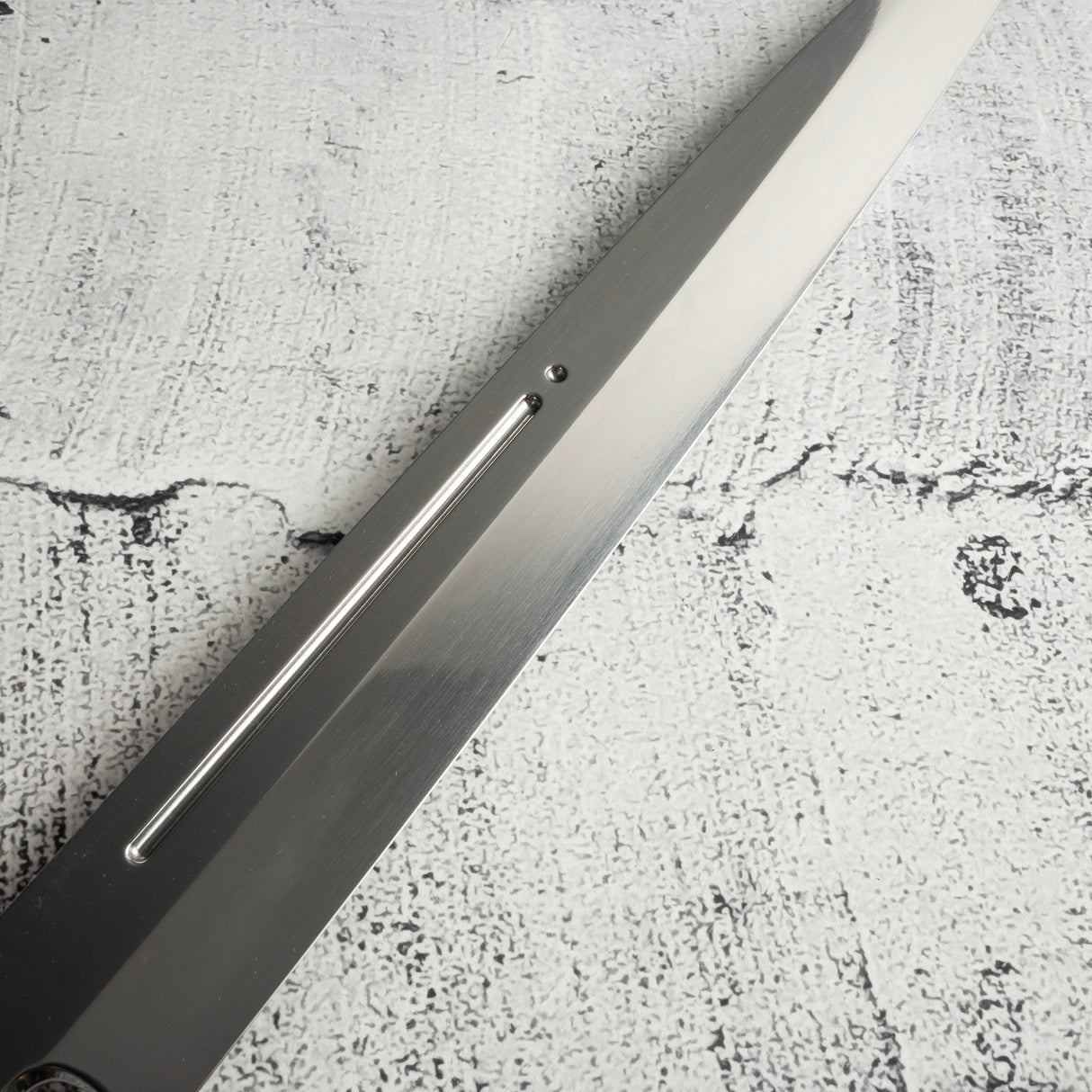 Exotic: Yoshikazu Ikeda Blue #1 Mizu-Honyaki Yanagiba 300mm / Moribashi Set #2