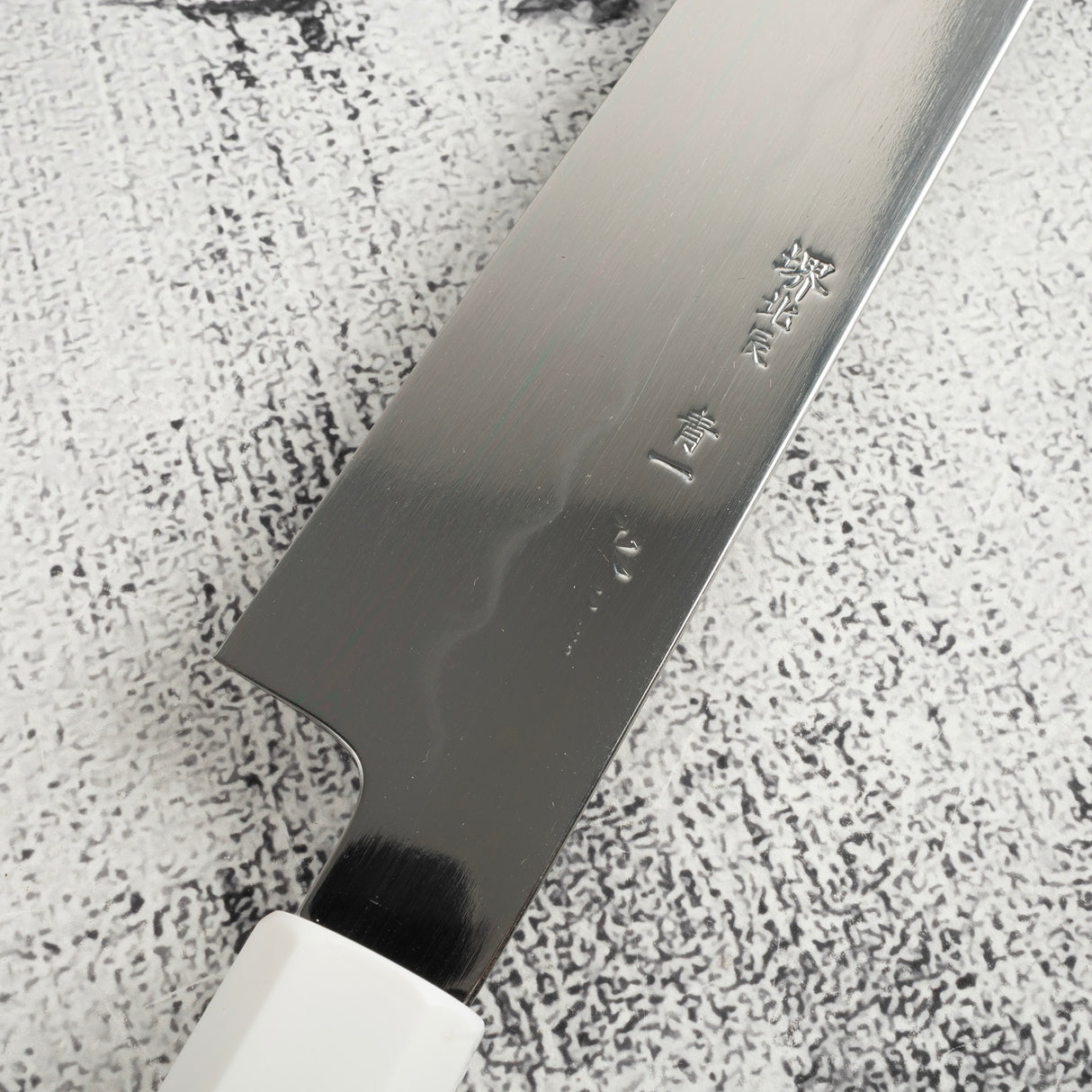 Exotic: Yoshikazu Ikeda Blue #1 Mizu-Honyaki Yanagiba 300mm / Moribashi Set #2