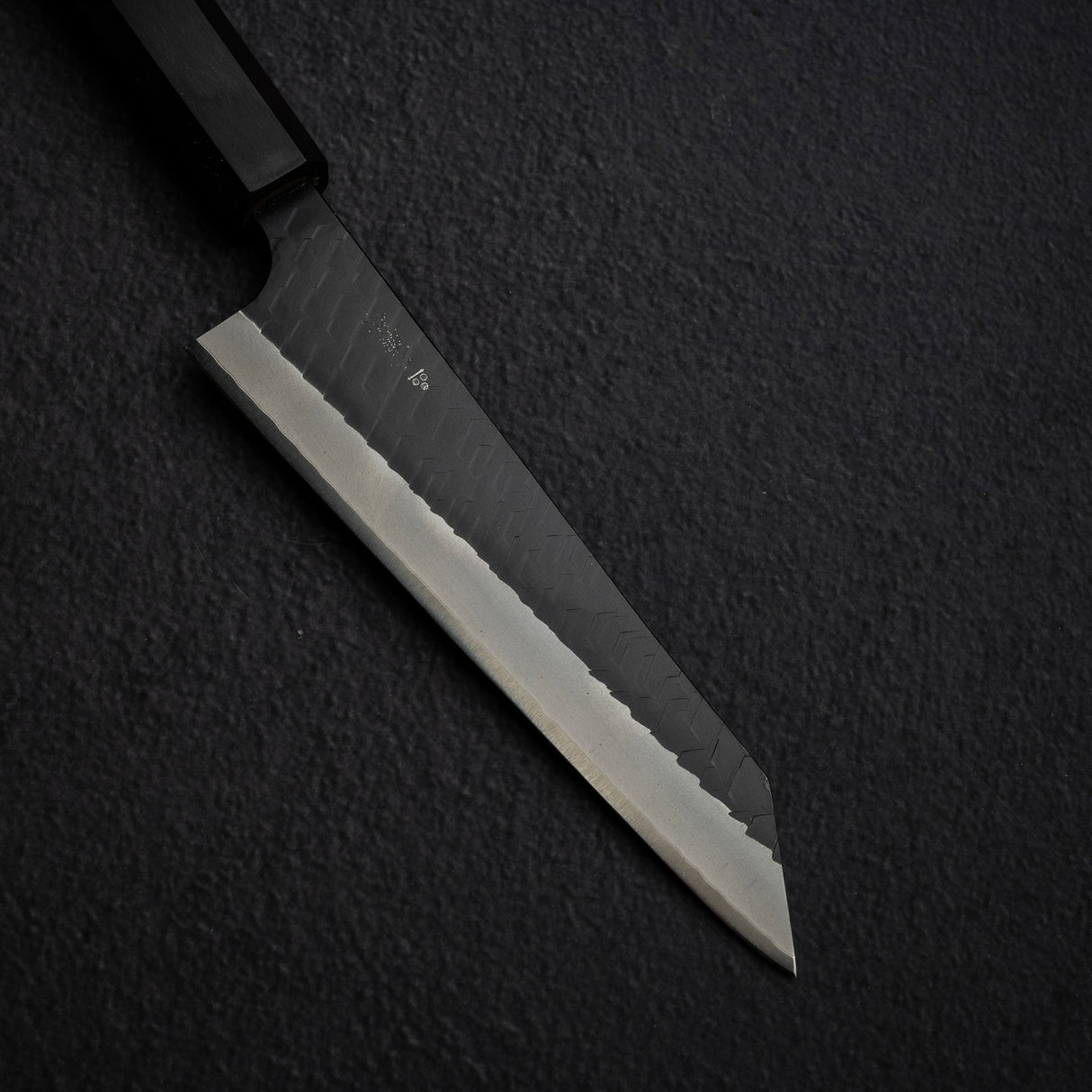 Nigara SG2 KU Double-bevel Honesuki 170mm (Boning Knife) Tsuchime Ebony