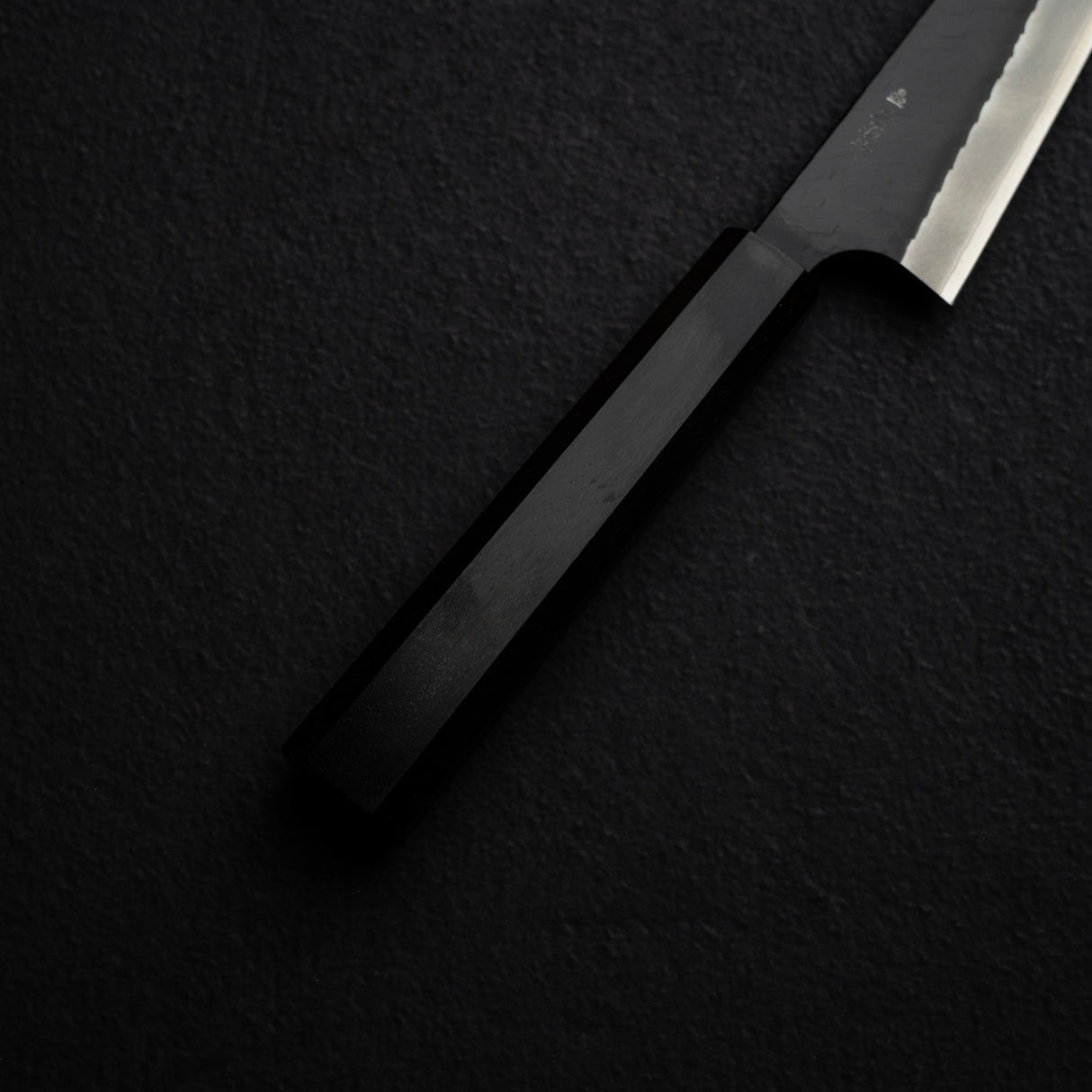 Nigara SG2 KU Double-bevel Honesuki 170mm (Boning Knife) Tsuchime Ebony