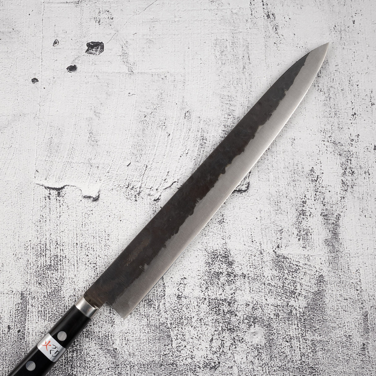 藤原照康 傳家筋引 300mm 青紙超級 黑打