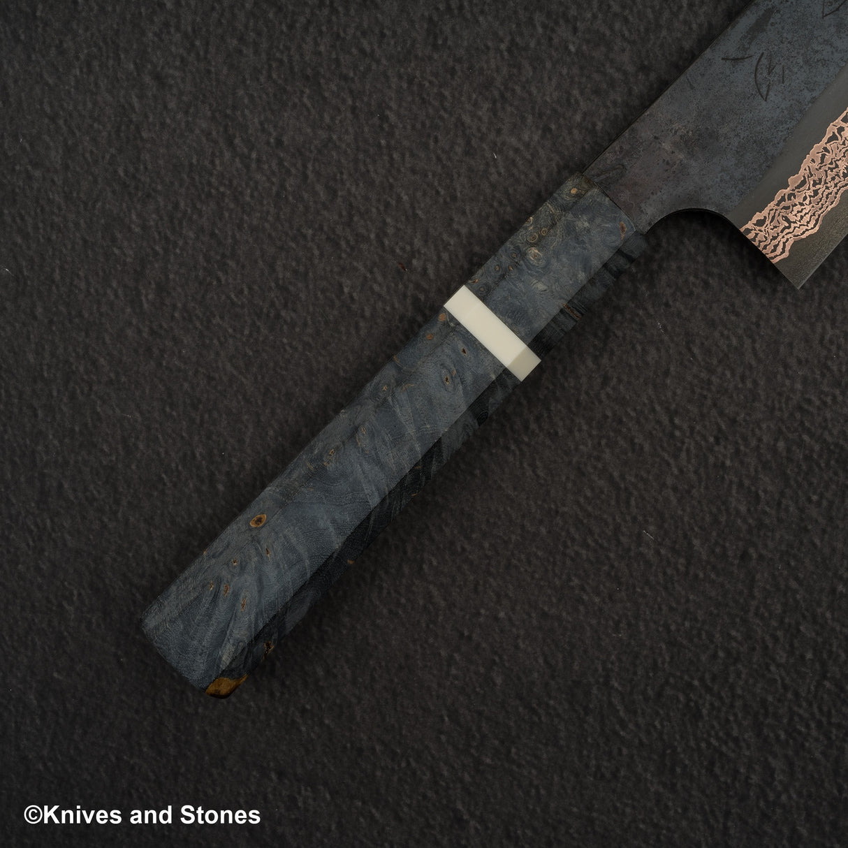 Hatsukokoro x Nigara Yorokobi SLD 銅大馬士革牛刀 210 毫米樺木手柄