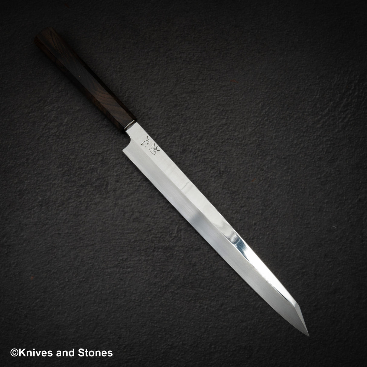 Hatsukokoro FAXR2 粉末鋼 K-tip 柳葉刀 270mm 鏡面拋光黑檀木