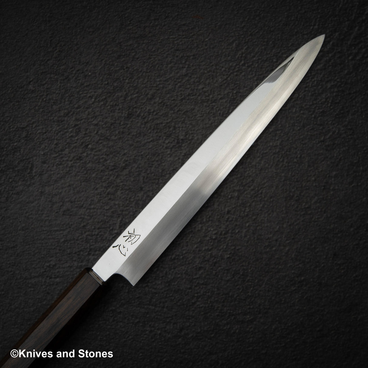 Hatsukokoro FAXR2 粉末鋼柳葉刀 240mm 鏡面拋光黑檀木