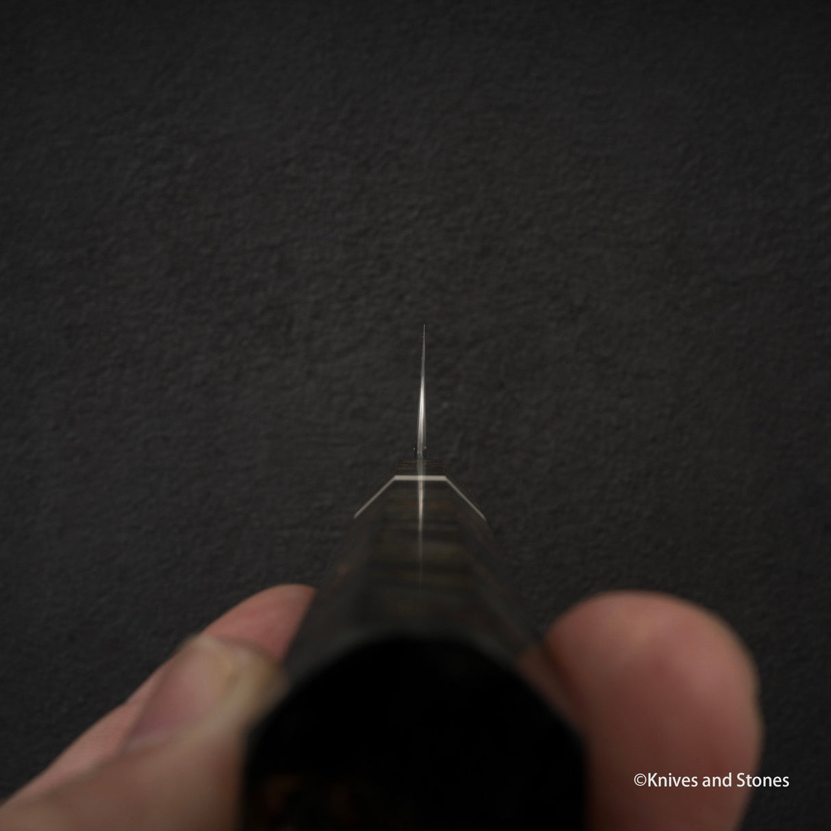 Hatsukokoro Ginga ATS34 大馬士革 Petty 150mm 染色樺木