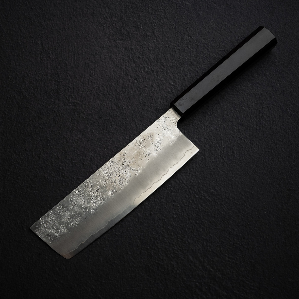 Hatsukokoro Ginrei Ginsan Nakiri 165mm Nashiji Ebony