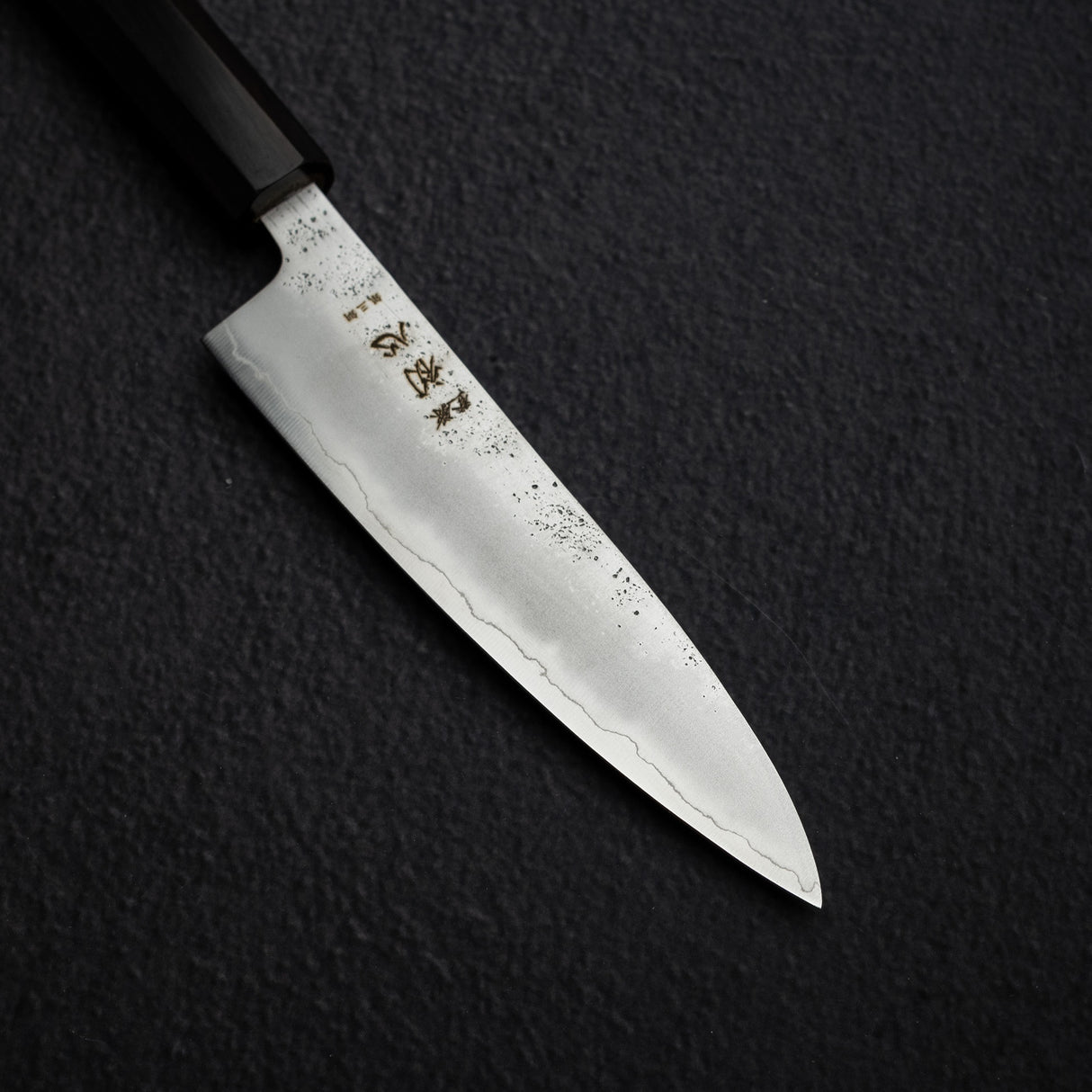 Hatsukokoro Ginrei Ginsan Petty 130mm Nashiji Ebony
