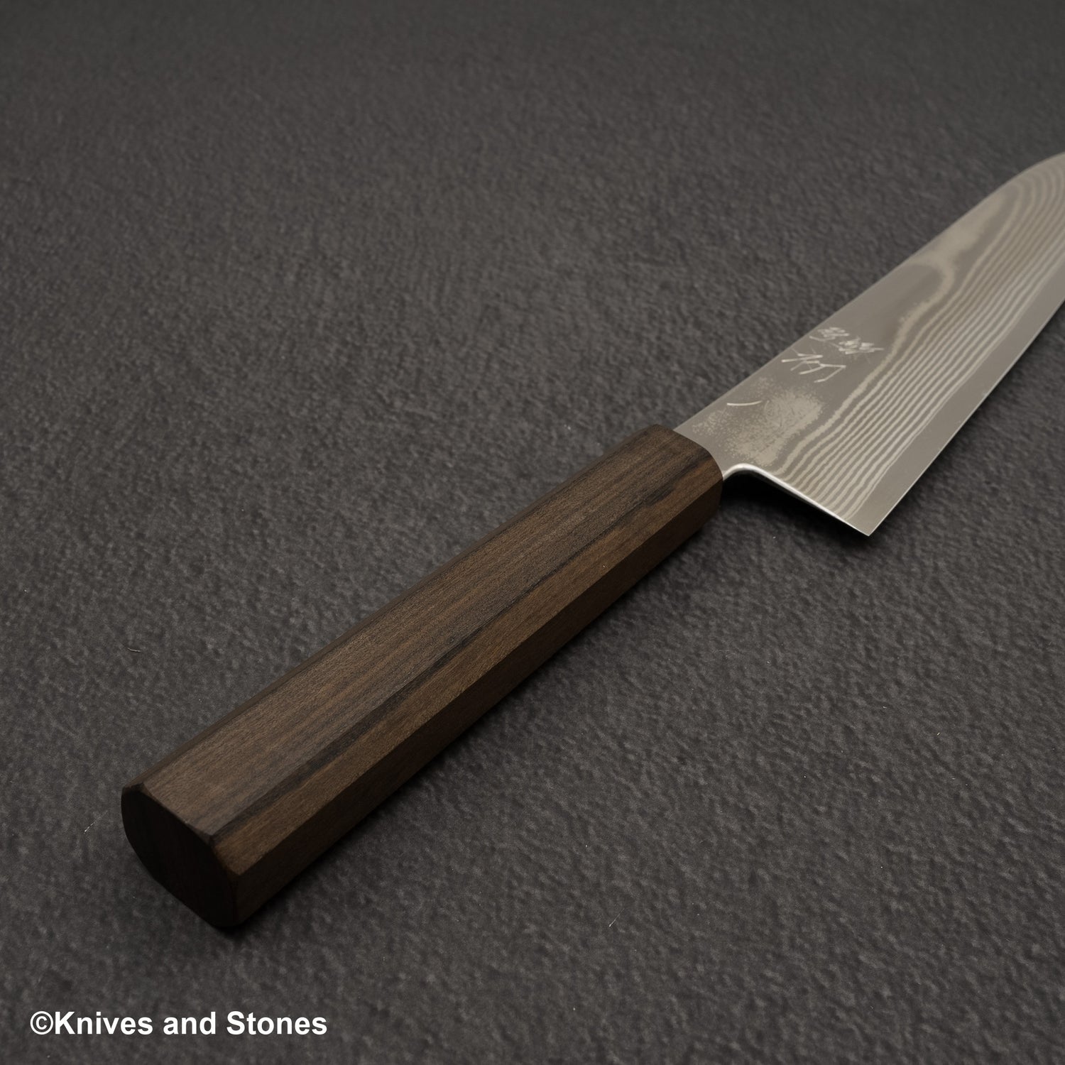 Hatsukokoro Ginso Ginsan Nickel Damascus Gyuto 210mm