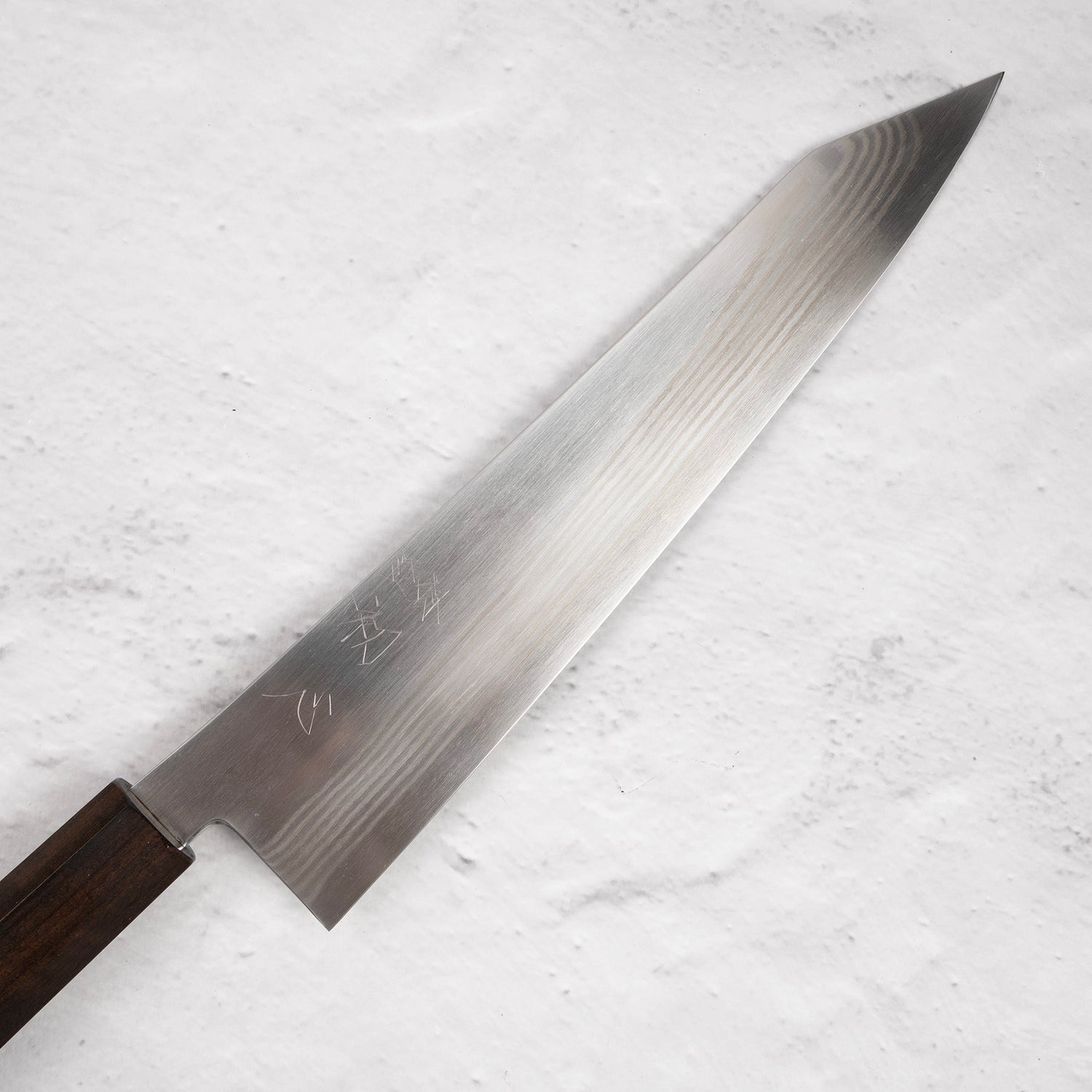 Hatsukokoro Ginso Ginsan Nickel Damascus K-tip Gyuto 240mm