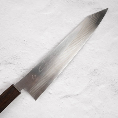 Hatsukokoro Ginso Ginsan Nickel Damascus K-tip Gyuto 240mm