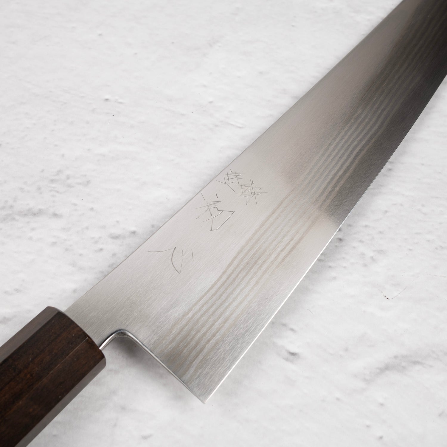 Hatsukokoro Ginso Ginsan Nickel Damascus K-tip Gyuto 240mm