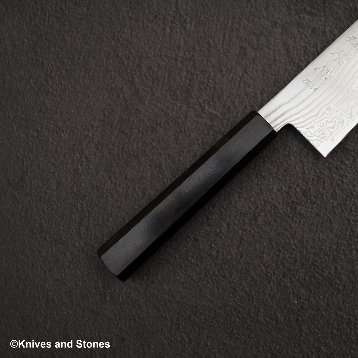 Hatsukokoro Hayabusa ATS34 Damascus Bunka 180mm