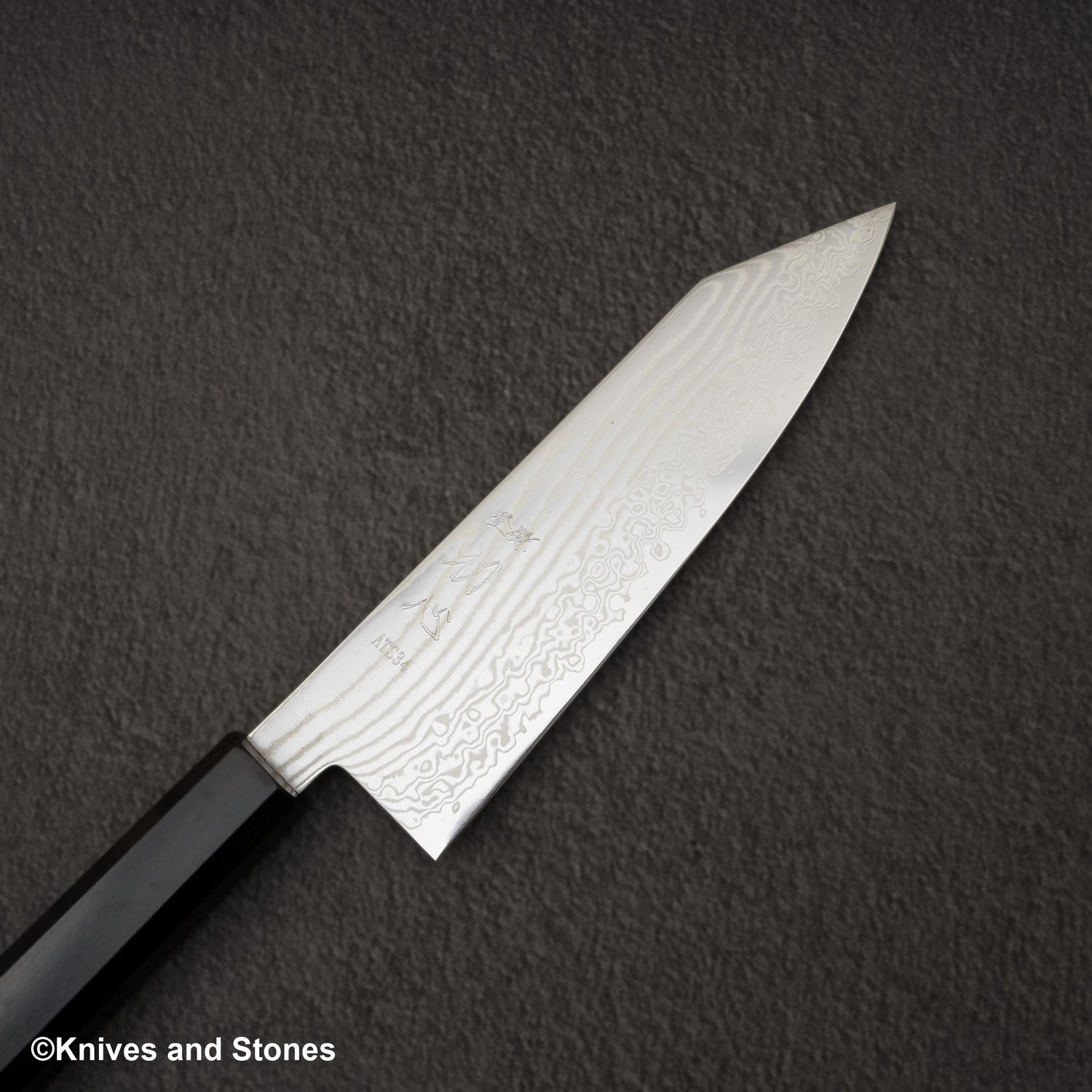 Hatsukokoro Hayabusa ATS34 Damascus Bunka 180mm