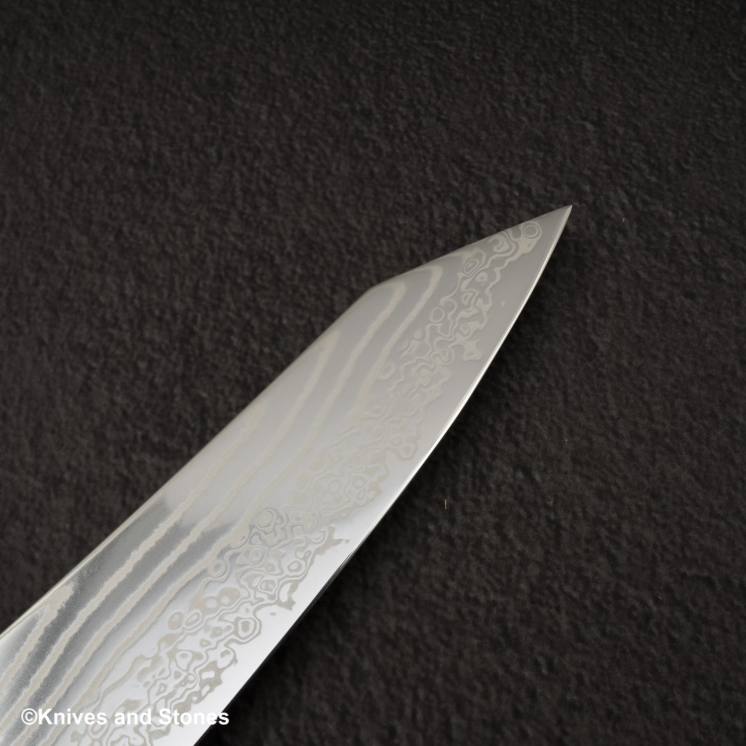 Hatsukokoro Hayabusa ATS34 Damascus K-tip Gyuto 240mm