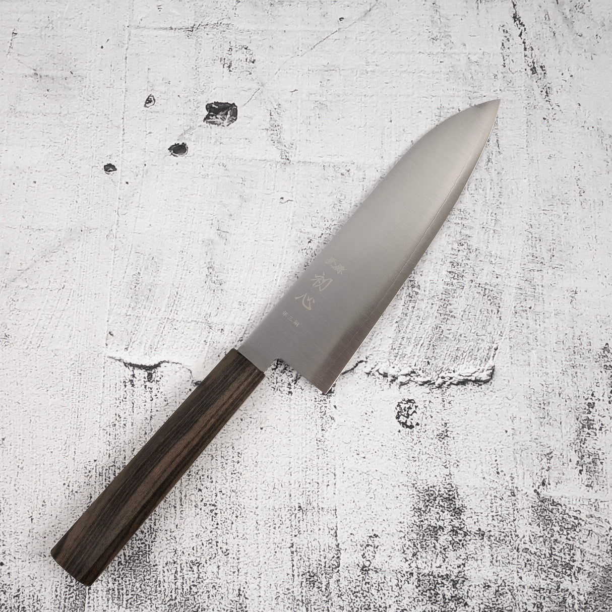 Hatsukokoro Hayabusa Ginsan Santoku 180mm