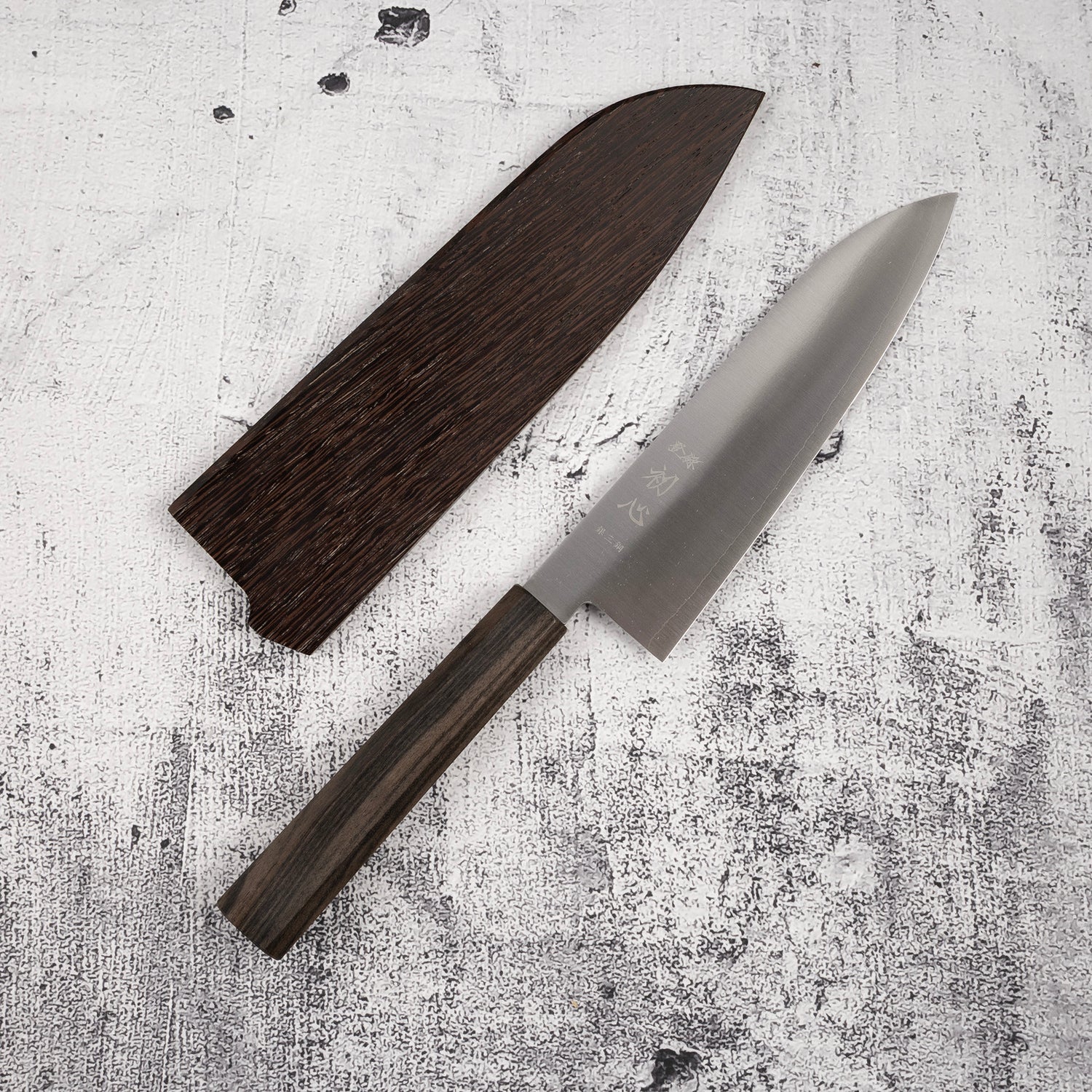 Hatsukokoro Hayabusa Ginsan Santoku 180mm