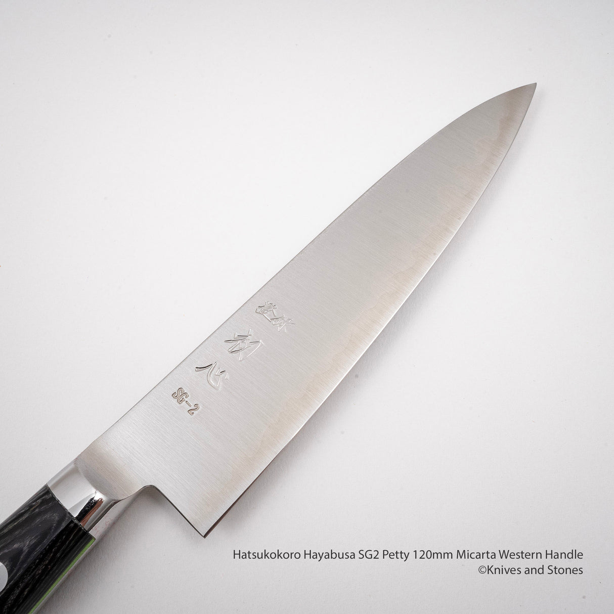 Hatsukokoro Hayabusa SG2 Petty 120mm 米卡塔西式手柄