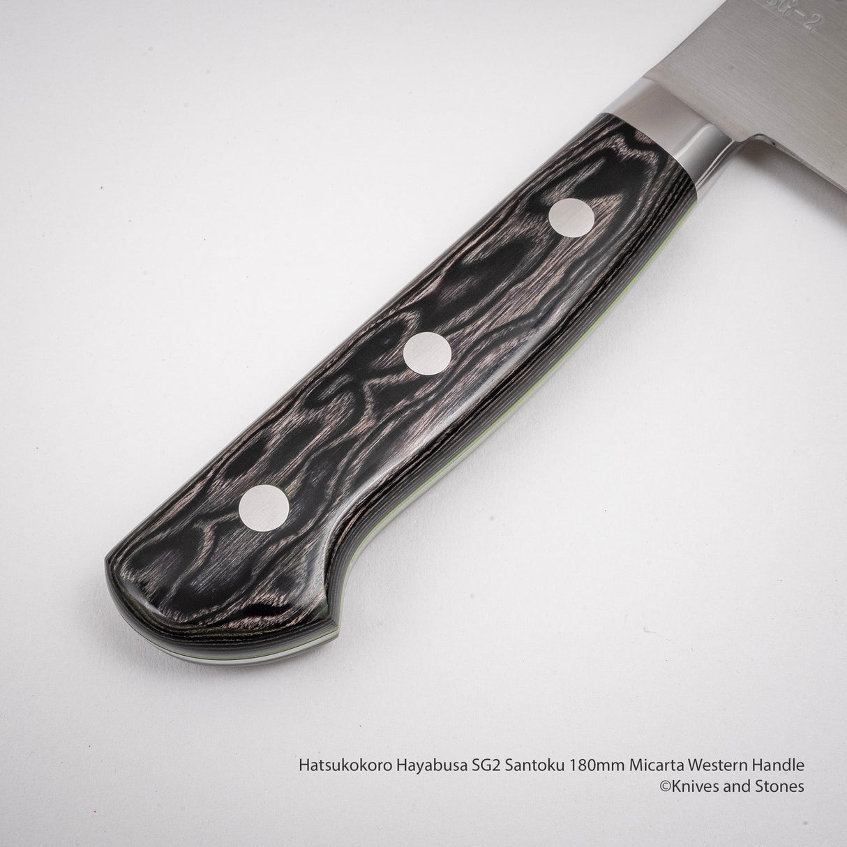 Hatsukokoro Hayabusa SG2 三德 180mm 米卡塔西式手柄