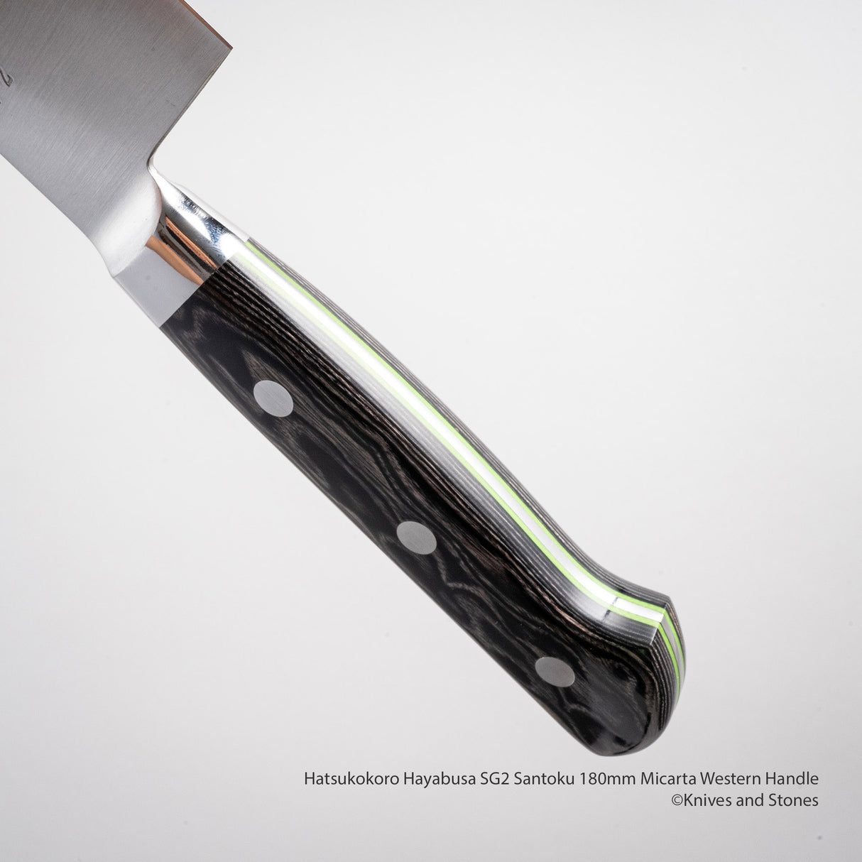 Hatsukokoro Hayabusa SG2 三德 180mm 米卡塔西式手柄