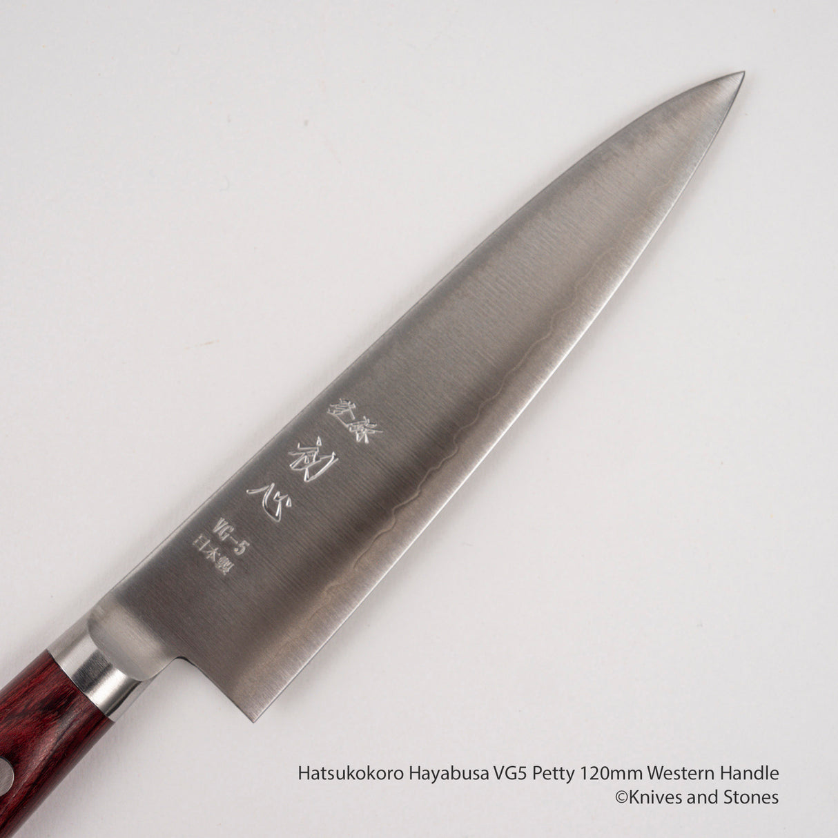 Hatsukokoro Hayabusa VG5 西式手柄 Petty 120/150 毫米紅色米卡塔手柄