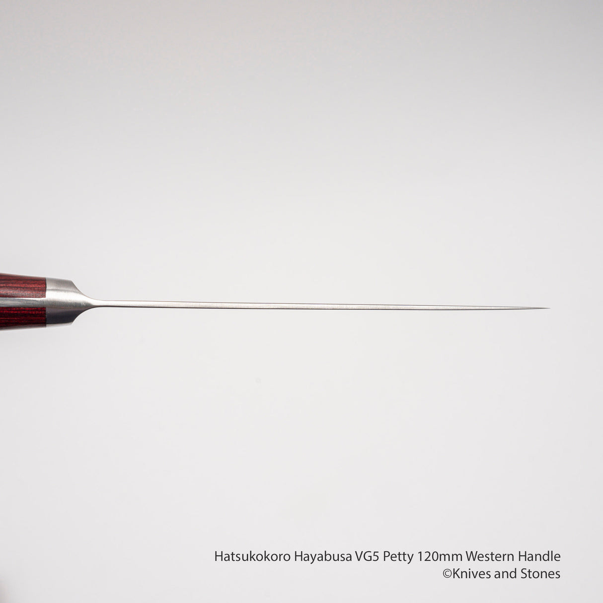 Hatsukokoro Hayabusa VG5 西式手柄 Petty 120/150 毫米紅色米卡塔手柄