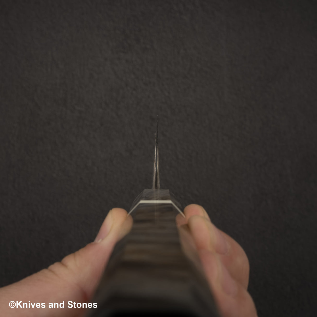 初心 x Nigara Irodori Blue 2 彩虹大馬士革 K-tip Gyuto 210mm