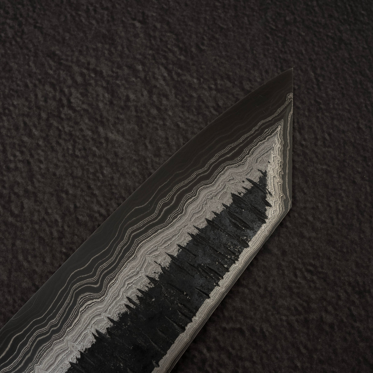 Hatsukokoro Itadaki Blue2 & White2 雙核大馬士革 Tcushime K-tip Gyuto 210mm