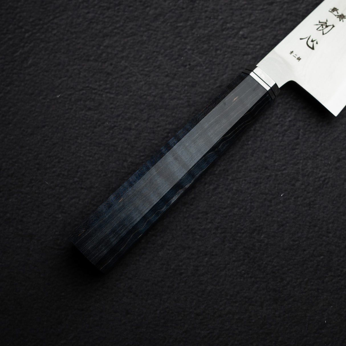 初心 Kaijin Blue 2 文化刀 175mm 鏡面卷楓木柄