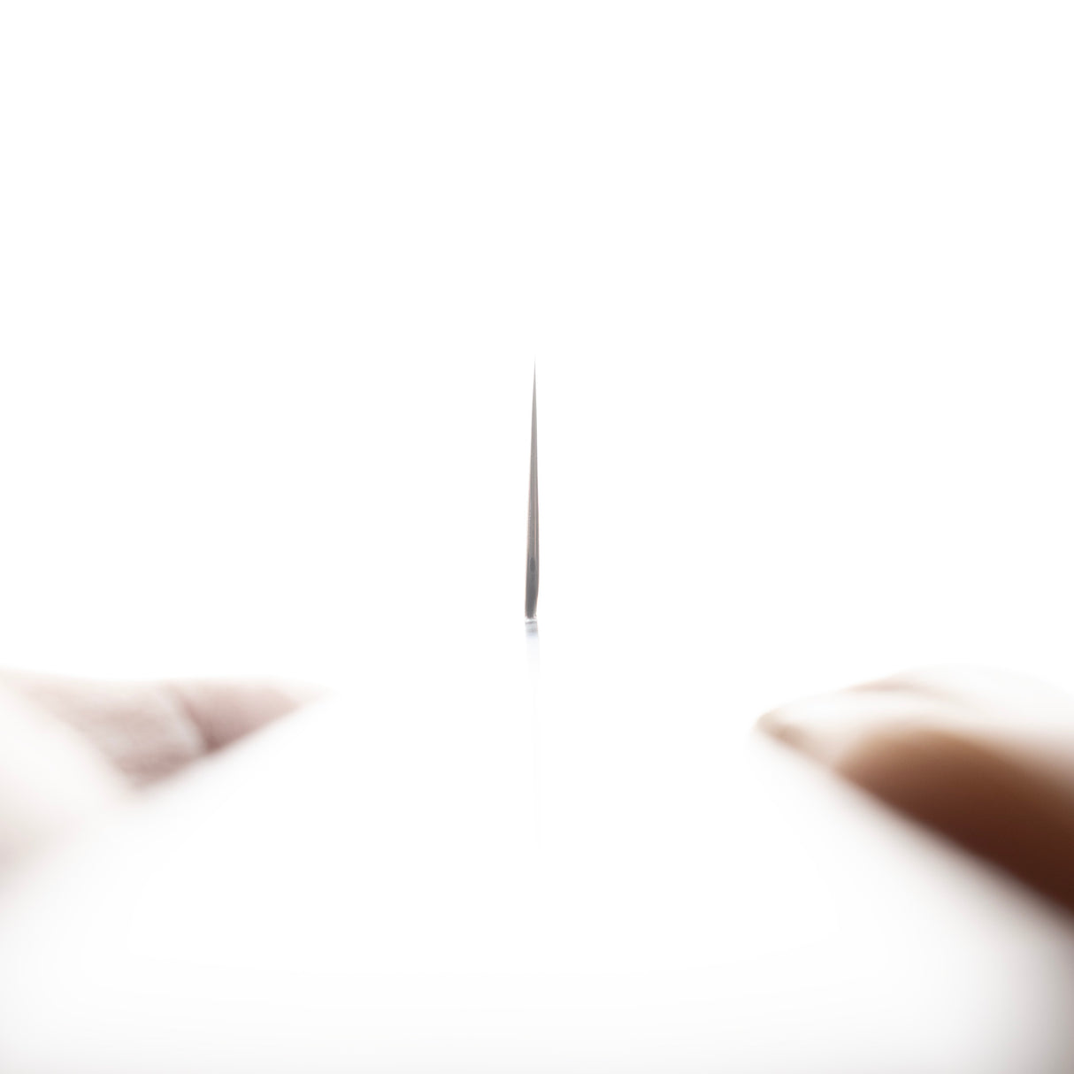 Hatsukokoro Kujaku V-Toku-2 Santoku 180mm Rainbow Damascus Finish