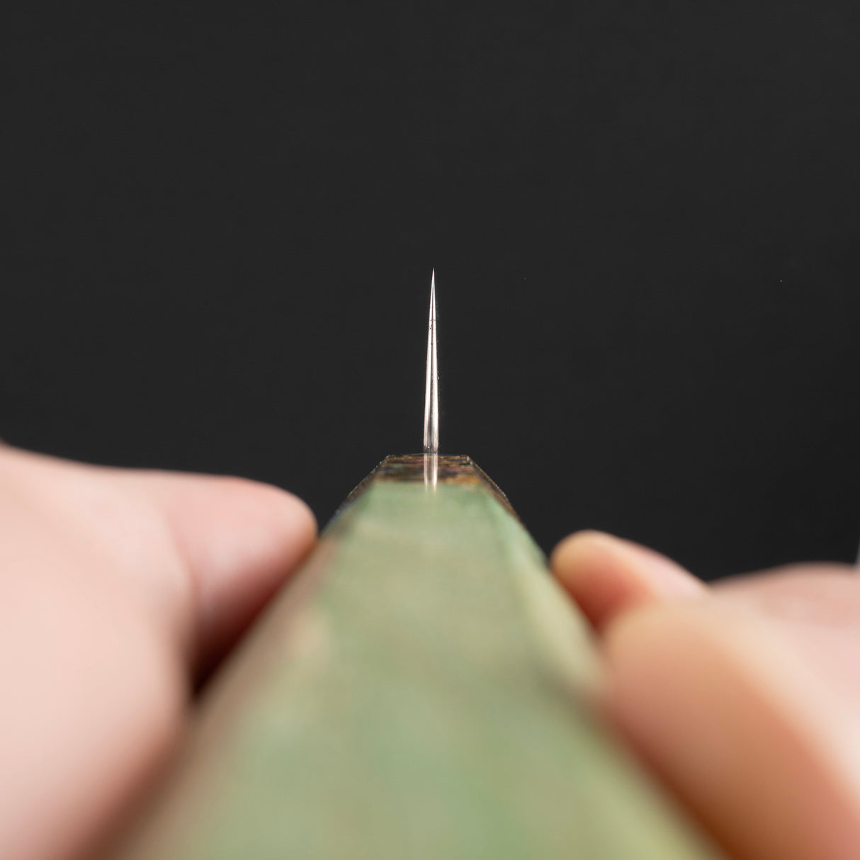 初心 孔雀 V-Toku-2 柳刃 270mm 彩虹大馬士革紋 綠色