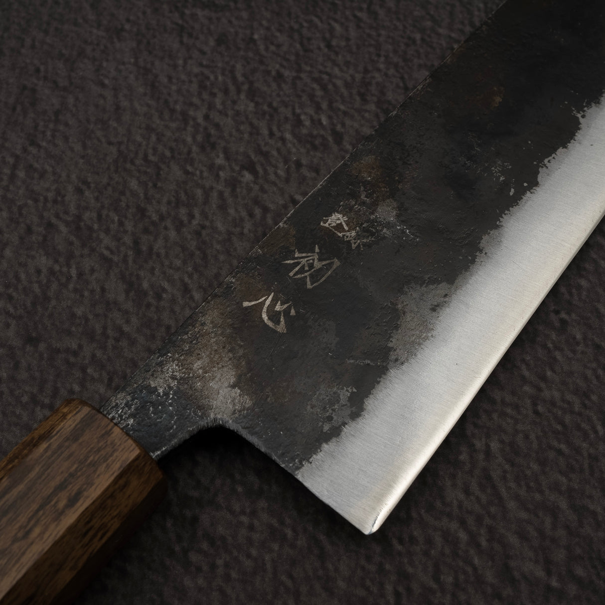 初心黑金藍 2 黑內 K-tip Gyuto 210mm 黑色 Chacate