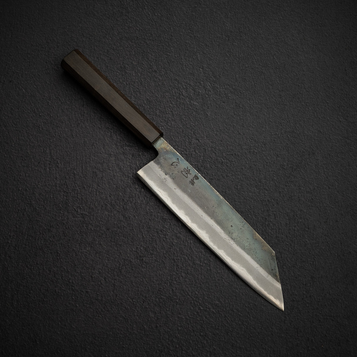 Motokyuuichi Kurosagi AS KU K-tip Gyuto 210mm Kurouchi by Hatsukokoro Black Chacate