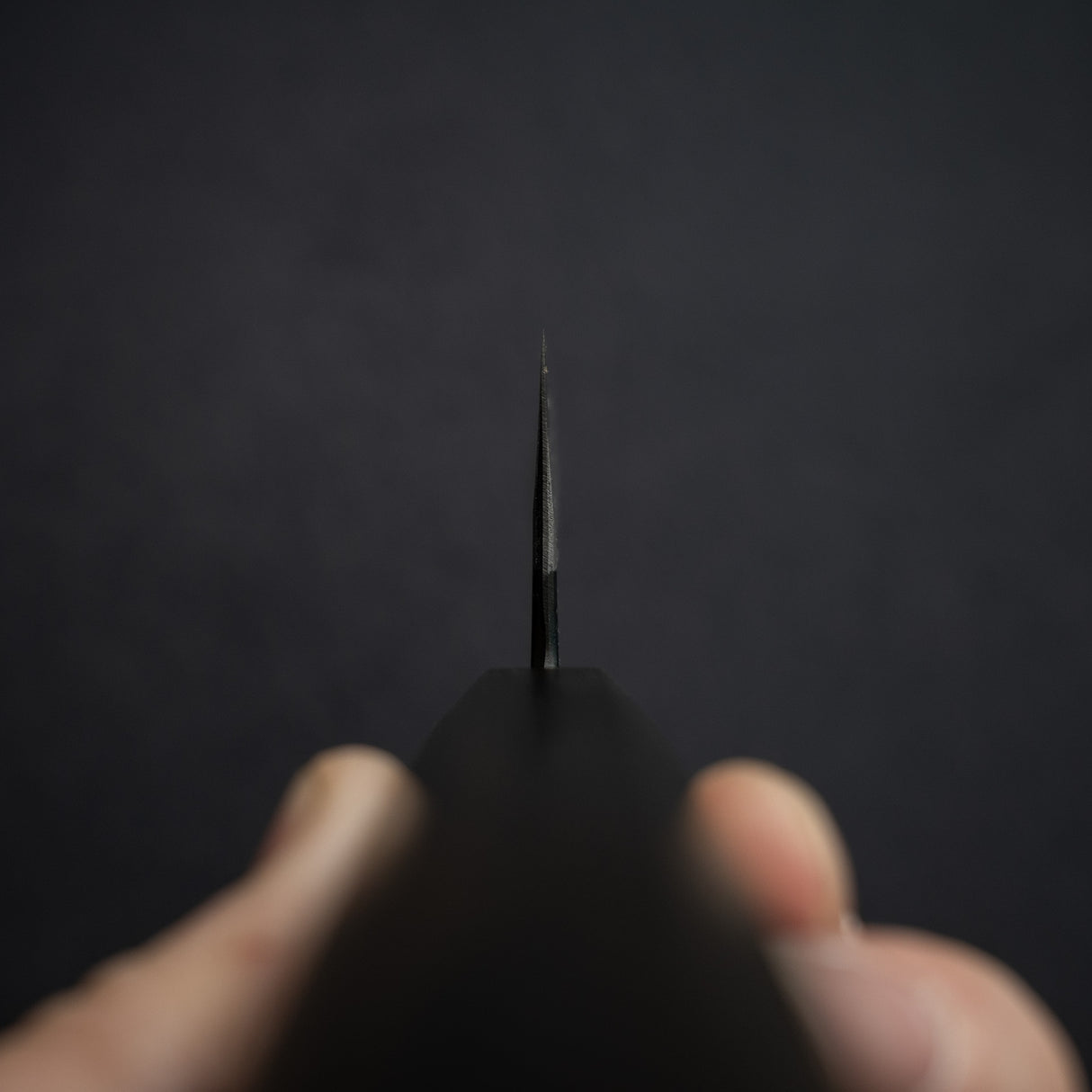 Motokyuuichi Kurosagi AS KU K-tip Gyuto 210mm Kurouchi by Hatsukokoro Black Chacate