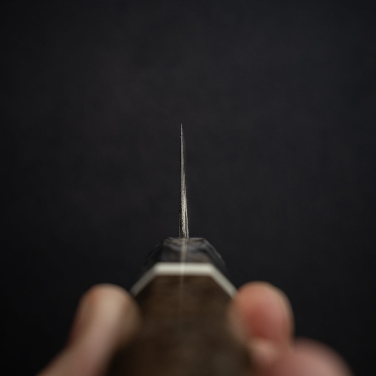 Hatsukokoro x Nigara Yorokobi Full Polish SLD Gyuto 210mm Black Damascus Birch