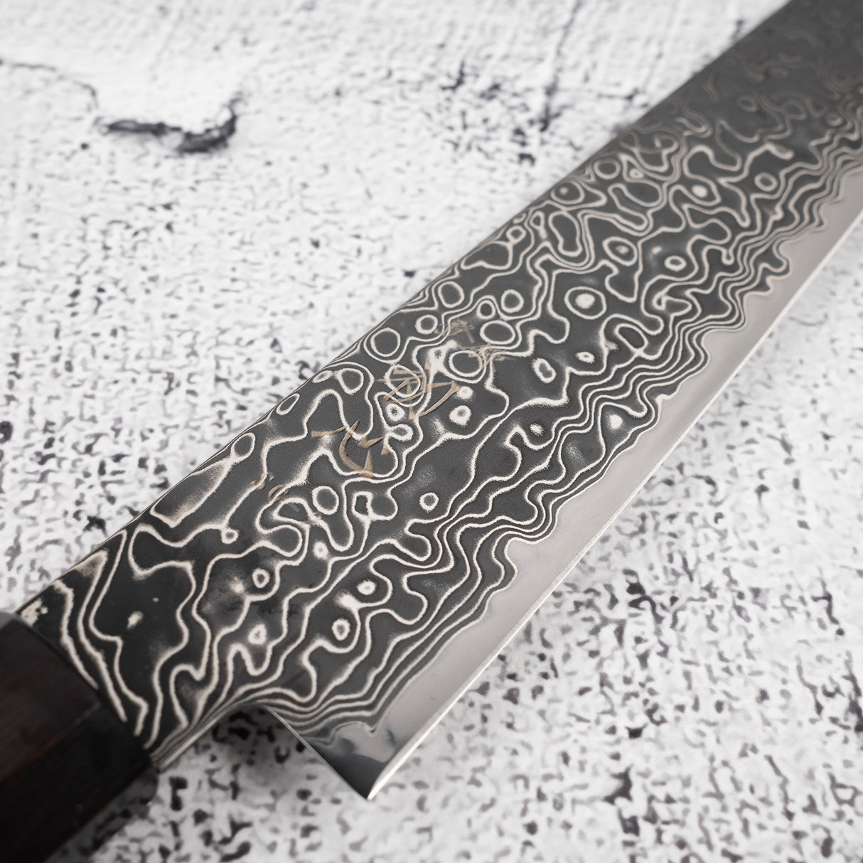 Hatsukokoro Ryuhyo SG2 黑色大馬士革小號 150mm