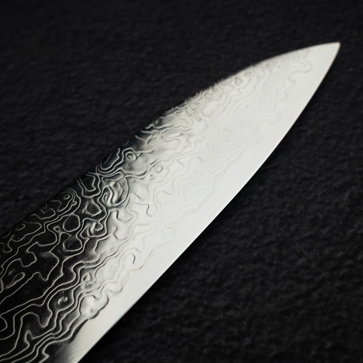 Hatsukokoro Ryuhyo SG2 Damascus Gyuto 210mm, Olivewood Handle