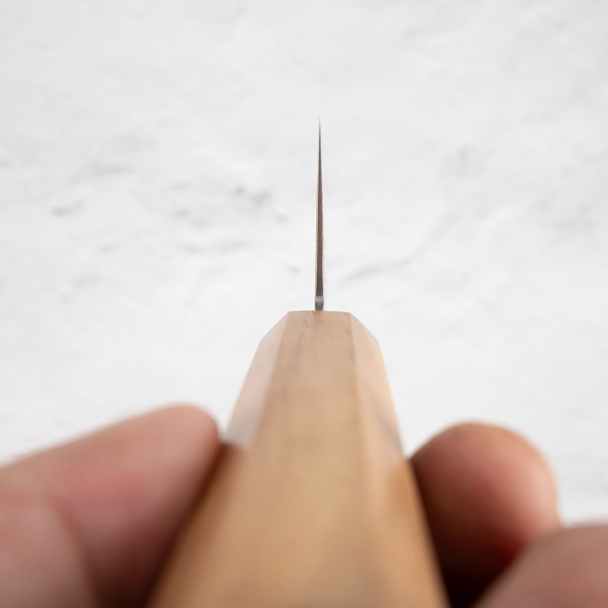 Hatsukokoro Ryuhyo SG2 大馬士革牛刀 210 毫米刀鞘,橄欖木手柄