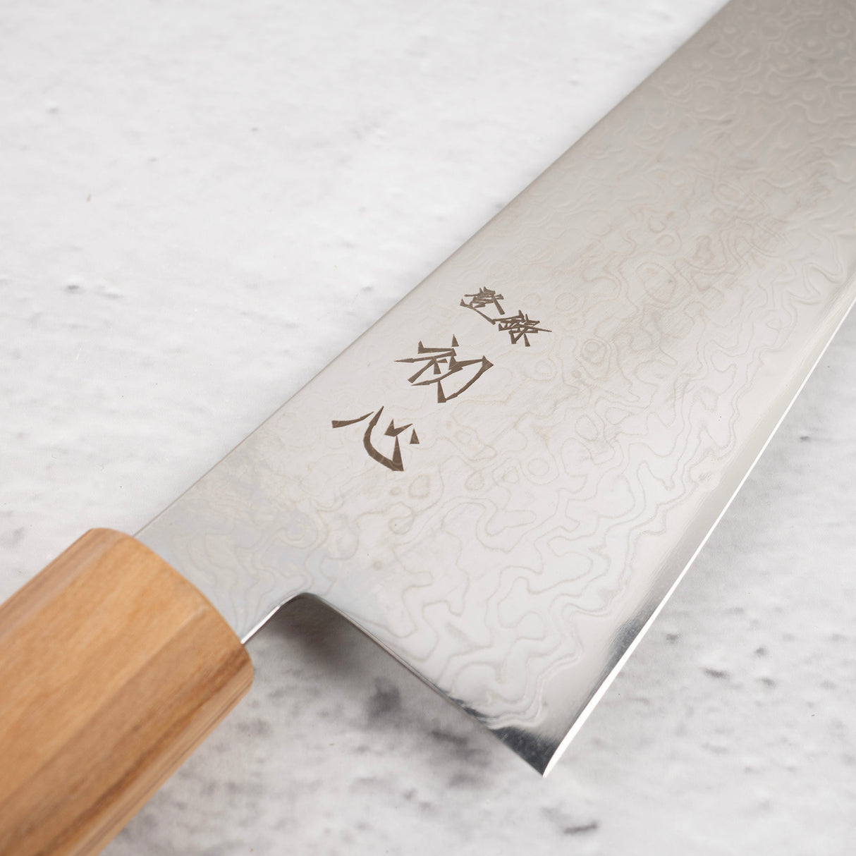 Hatsukokoro Ryuhyo SG2 大馬士革 K 尖 Gyuto 240 毫米刀刃,含橄欖木手柄