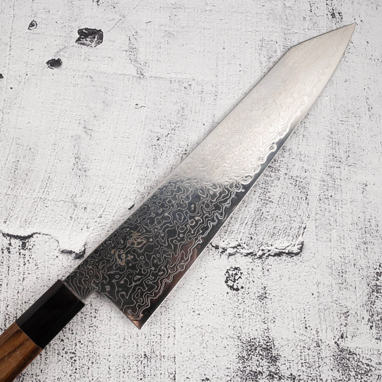 Hatsukokoro Ryuhyo SG2 大馬士革 K 尖 Gyuto 240 毫米刀刃,含橄欖木手柄