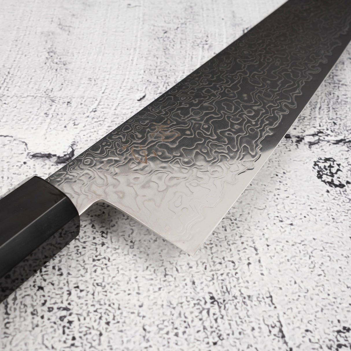 Hatsukokoro Ryuhyo SG2 大馬士革 K 尖 Gyuto 240 毫米刀刃,含橄欖木手柄