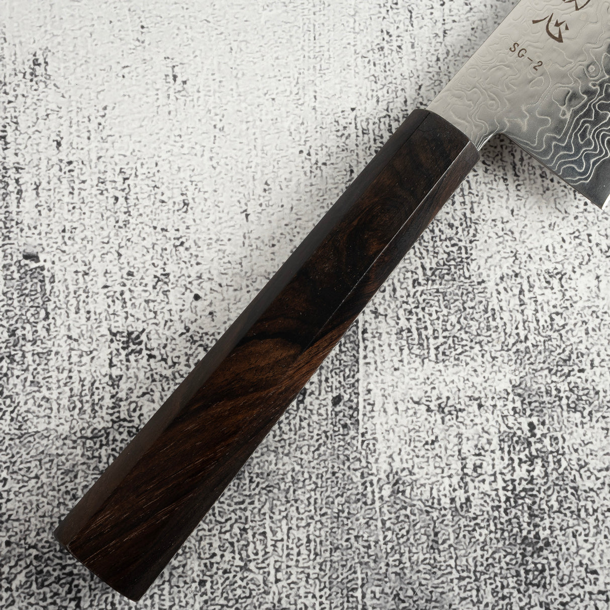 初心 Ryuhyo SG2 大馬士革 K tip 牛刀 240mm 黑檀木柄